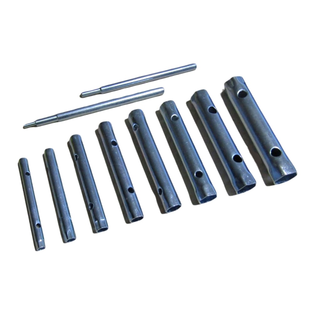 SET CHIAVI A TUBO ESAGONALI MISURE DA 6 A 22MM 10 PEZZI CHIAVINI CHIAVE A T